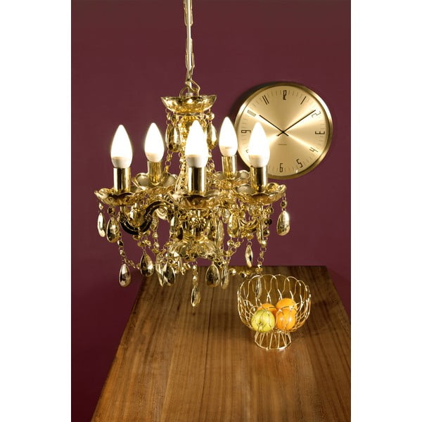 Wired aranyszínű gyümölcsös kosár - PT LIVING-image-1