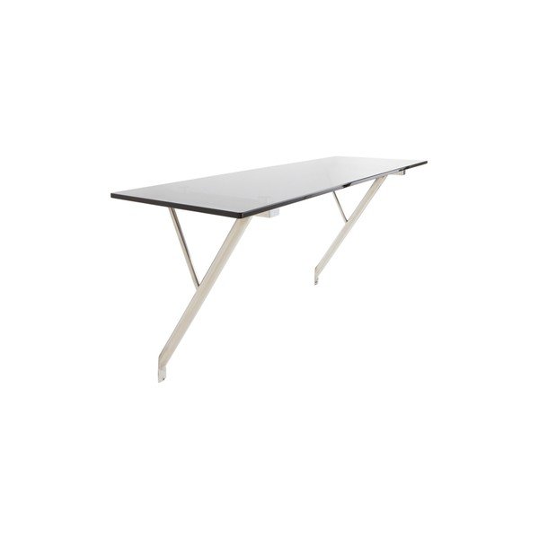 Függő fali íróasztal üveg asztallappal 40x120 cm Kullaberg – Jotex