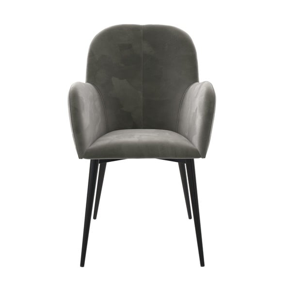 Szürke kárpitozott étkezőfotel Fitz – Støraa-image-1