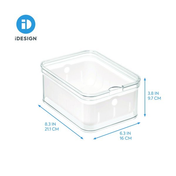 Átlátszó fedeles tároló, 21 x 16 cm - iDesign-image-3
