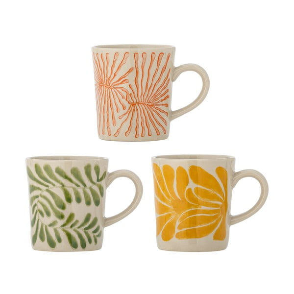 Kőedény csésze szett cappucinóhoz 3 db-os  205 ml Fauni – Bloomingville