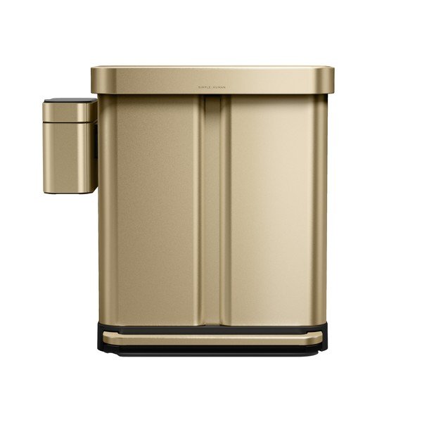 Matt aranyszínű komposztálható hulladék gyűjtő 4 l – simplehuman-image-4