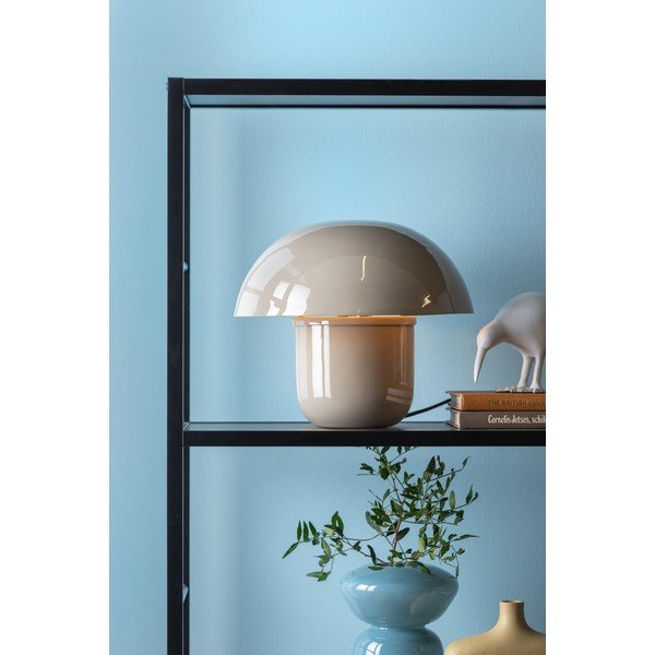 Szürke asztali lámpa fém búrával (magasság 25 cm) Fat Mushroom – Leitmotiv-image-1