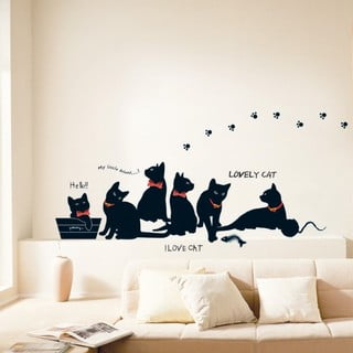 Cats with Bowties falmatrica szett - Ambiance