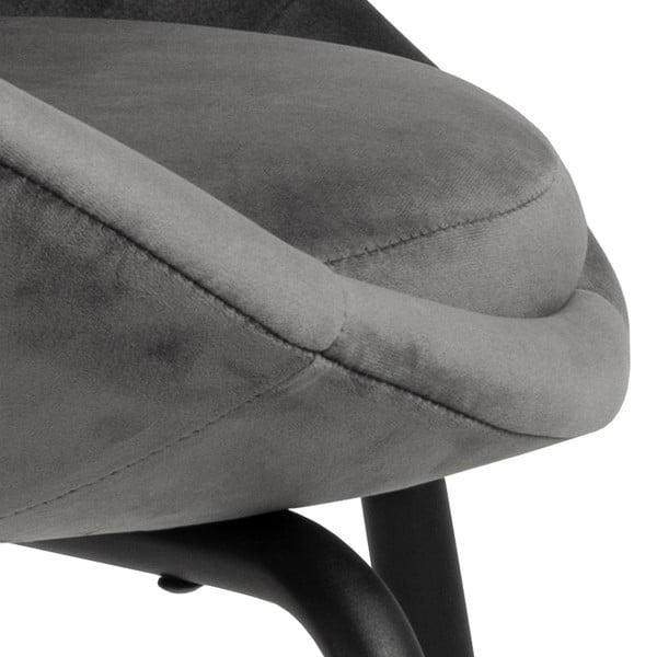 Julia sötétszürke bársony étkezőszék - Actona-image-4