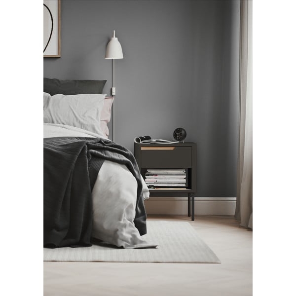 Switch antracitszürke éjjeliszekrény - Tenzo-image-1