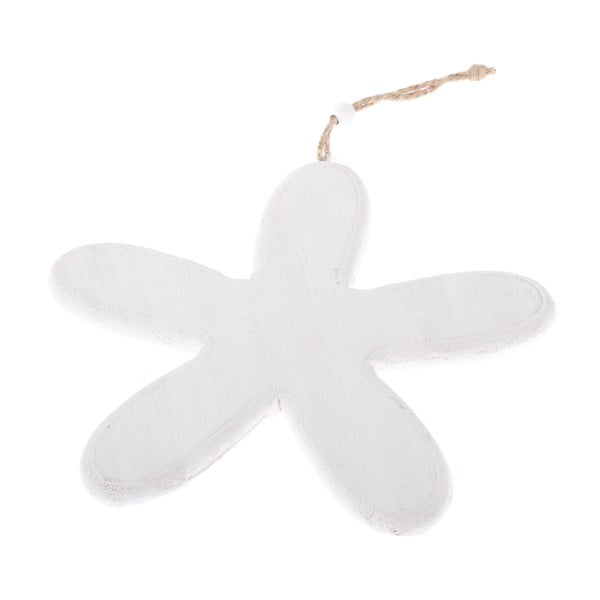 So Cute Star fehér, függő dekoráció fából - Dakls
