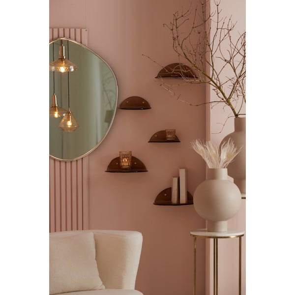 Barna üveg polc Joshua - Light & Living-image-1