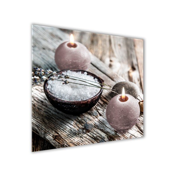 Glasspik Spa & Zen Grey Wood kép, 30 x 30 cm - Styler-image-2