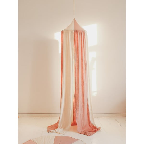 Fehér-rózsaszín pamut baldachin Powder Pink Circus - Moi Mili-image-1