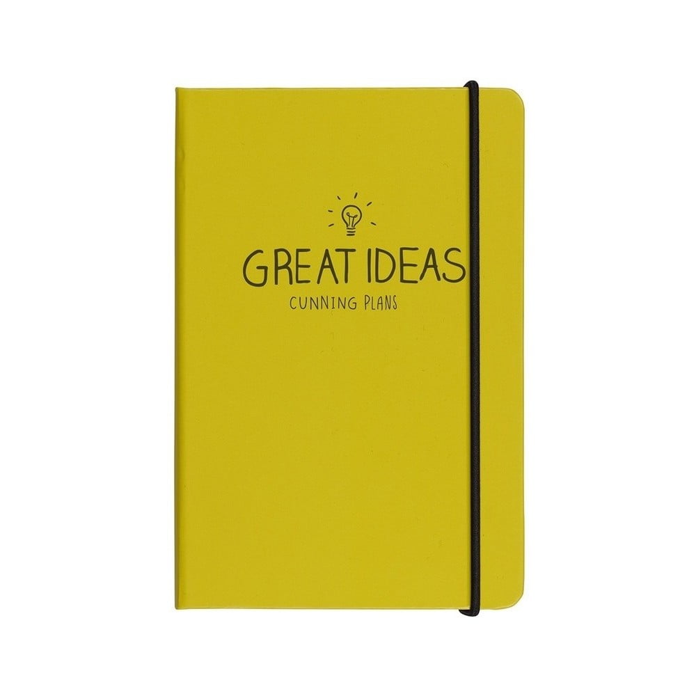 Great Ideas Yellow Notes A6 jegyzetfüzet - Happy Jackson