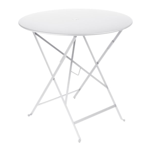 Bistro fehér kerti asztalka, Ø 77 cm - Fermob