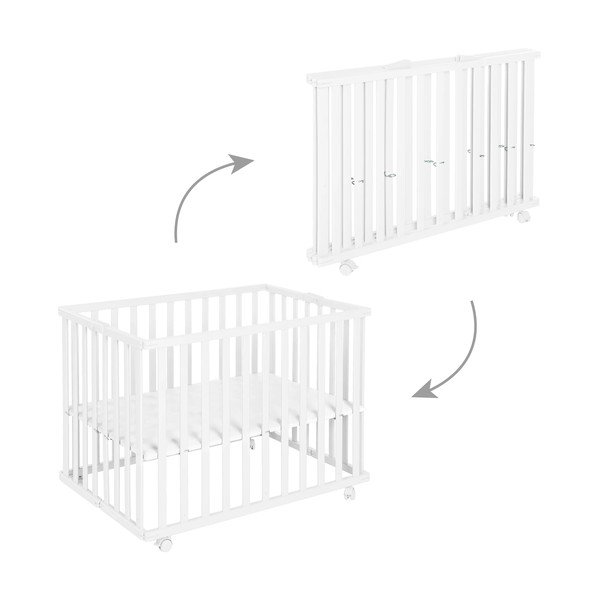 Fehér járóka 100x75 cm – Roba-image-3