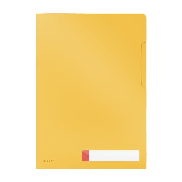 Cosy sárga irodai mappa, nem átlátszó, A4 - Leitz