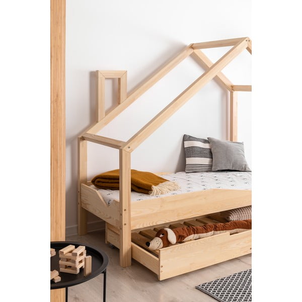 Luna Adra házikó fenyőfa ágy, 90 x 180 cm-image-2