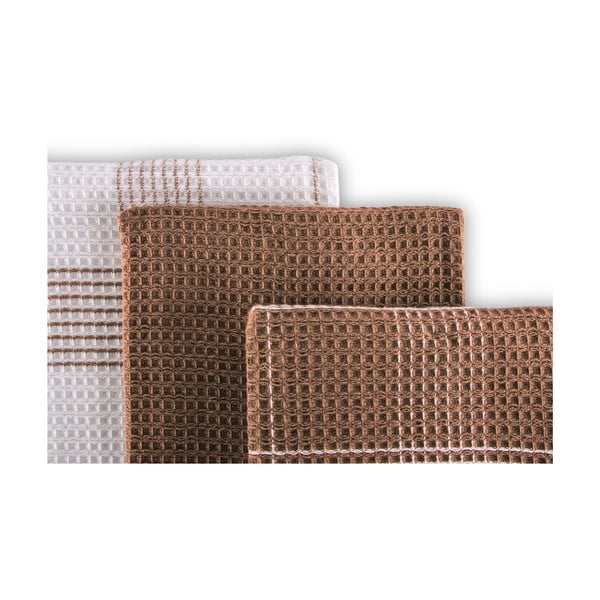 Konyharuha szett 3 db-os 50x76 cm Duo Waffle – ZicZac-image-2