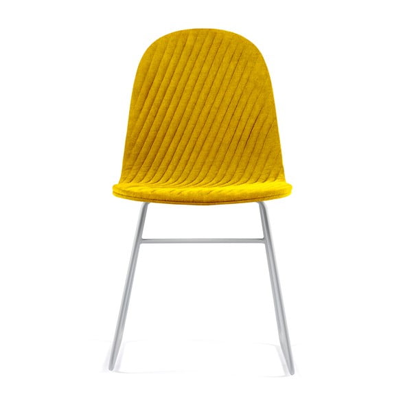 Mannequin V Strip sárga szék fém lábakkal - Iker