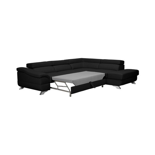 Gamma kinyitható sarokkanapé tárolóhellyel, jobb oldali kivitel - Windsor & Co Sofas-image-3