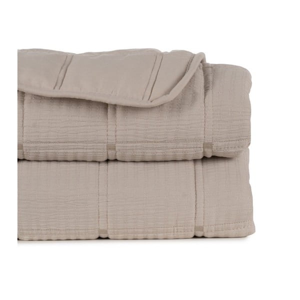 Bézs steppelt ágytakaró 230x280 cm – Ixia