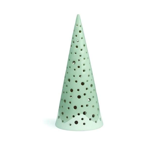 Nobili türkiz csontporcelán karácsonyi gyertyatartó, magasság 19 cm - Kähler Design