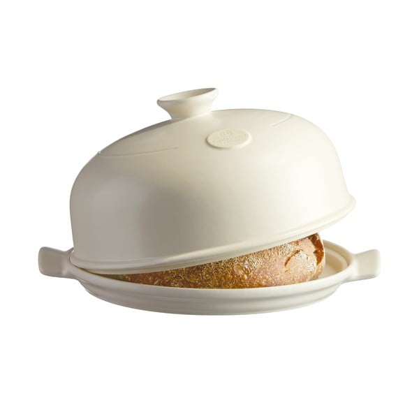 Elefántcsontszínű kenyérsütő forma, ⌀ 34 cm - Emile Henry