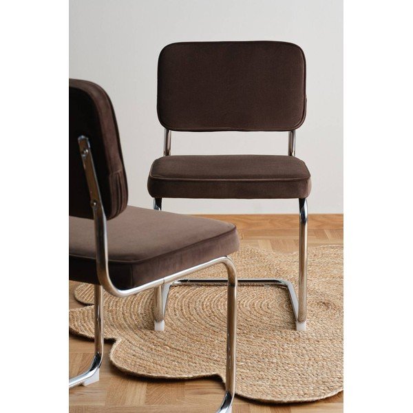 Barna fém hinta étkezőszék szett 2 db-os Hjo – Jotex-image-1