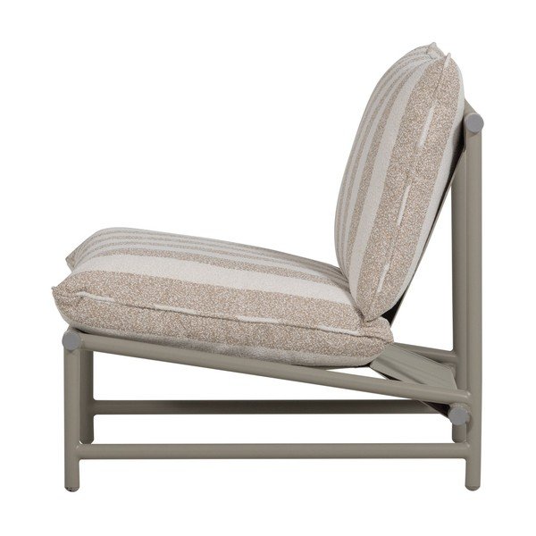 Bézs fém-párnázott kerti fotel Elvo – WOOOD-image-3