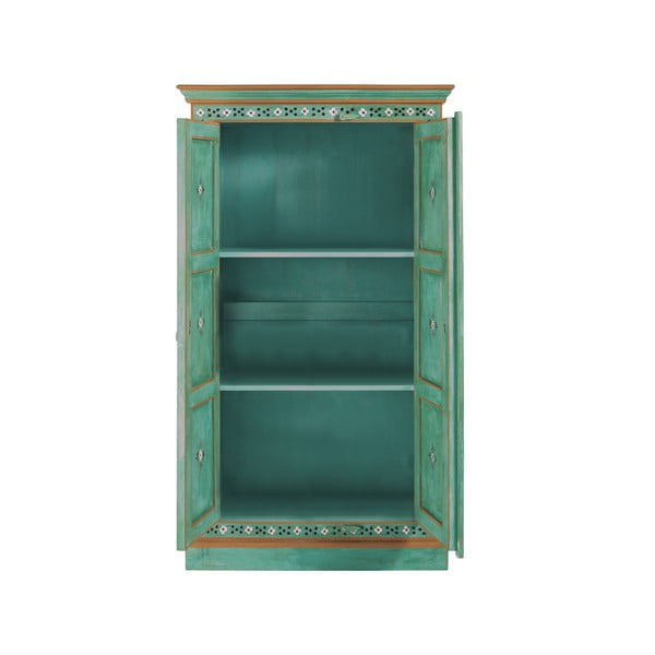 Zöld mangófa szekrény 87x152x38 cm Prem – Støraa-image-1