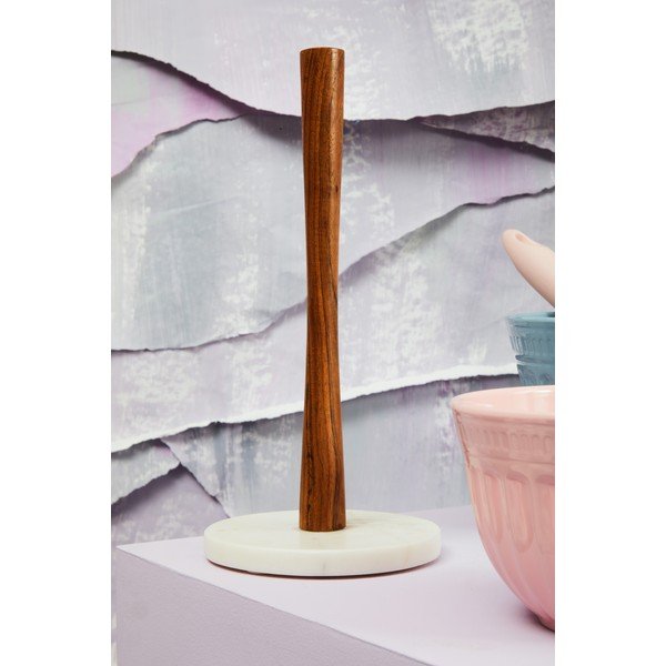 Barna fa papírtörlő tartó ø 14 cm – Premier Housewares-image-2