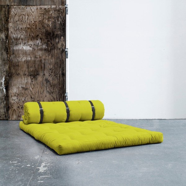 Buckle Up Pistacie állítható kanapéágy, bőrpántokkal - Karup-image-1