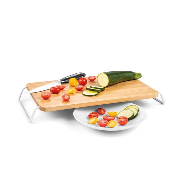 Szervírozó bambusz vágódeszka szeleteléshez 22x36 cm Online – Tescoma-image-4