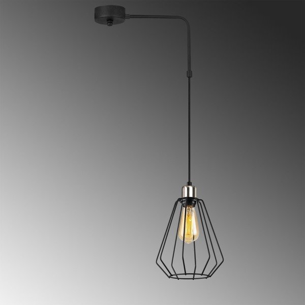 Zach fekete fém függőlámpa - Opviq lights-image-1
