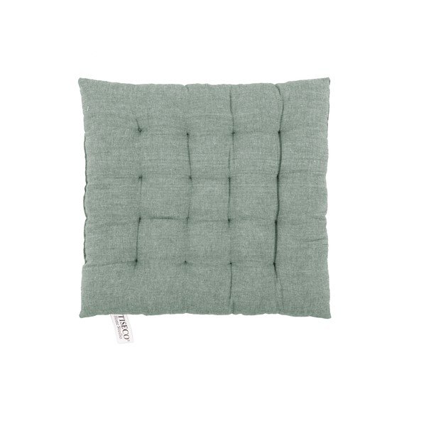 Zöld ülőpárna, 40 x 40 cm - Tiseco Home Studio-image-1