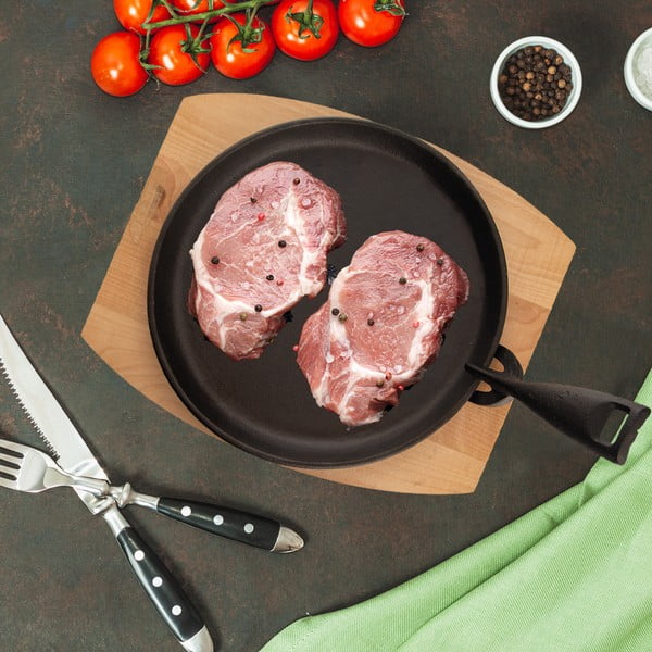 Grill öntöttvas serpenyő levehető nyéllel ø 22 cm LITINA – Orion-image-1