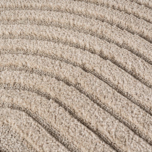 Bézs jutakeverék kerek szőnyeg ø 80 cm Art 1122 – Ayyildiz Carpets-image-3