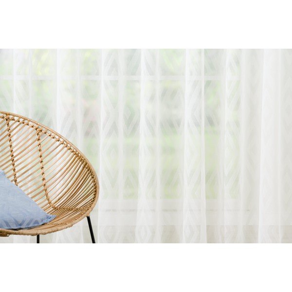Krémszínű átlátszó függöny 400x260 cm Estrella – Mendola Fabrics