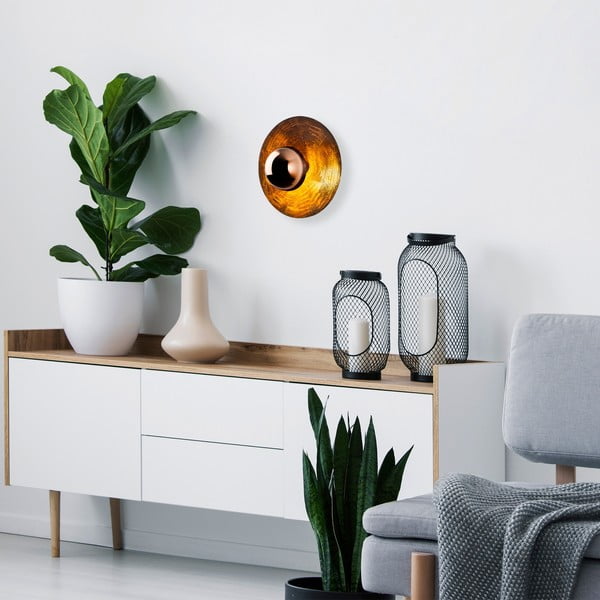 Rézszínű fali lámpa ø 38 cm Kurt – Opviq lights-image-3