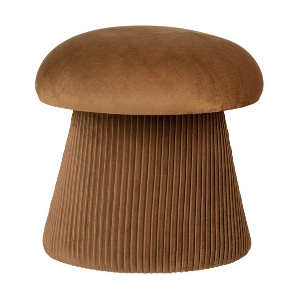 Okkersárga bársony puff Hampton – House Nordic