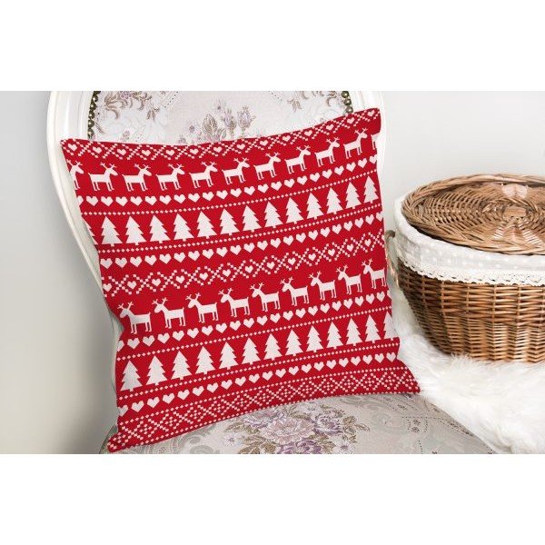 Párnahuzat karácsonyi mintával 43x43 cm Merry Christmas – Mila Home-image-1