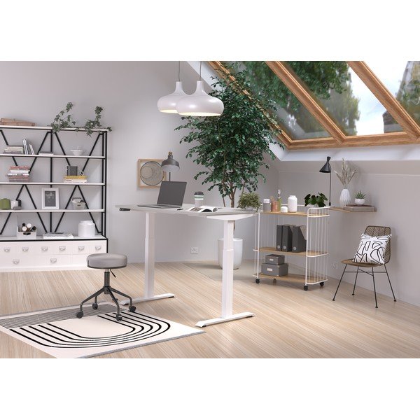 Íróasztal elektromosan állítható magassággal 80x120 cm Jet – Germania-image-1