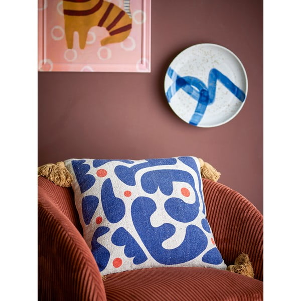 Újrahasznosított pamut díszpárna 45x45 cm Eviaya – Bloomingville-image-1