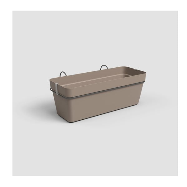 Újrahasznosított műanyag függő önöntözős láda 50 cm Capri – Artevasi-image-1