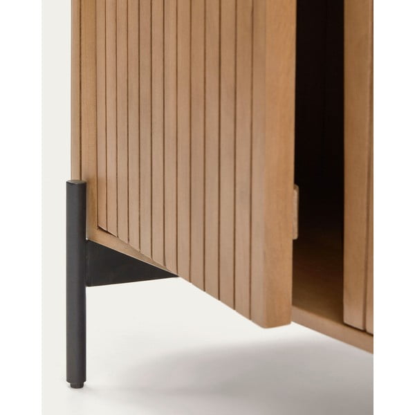 Natúr színű mangófa alacsony komód 120x80 cm Licia – Kave Home-image-4