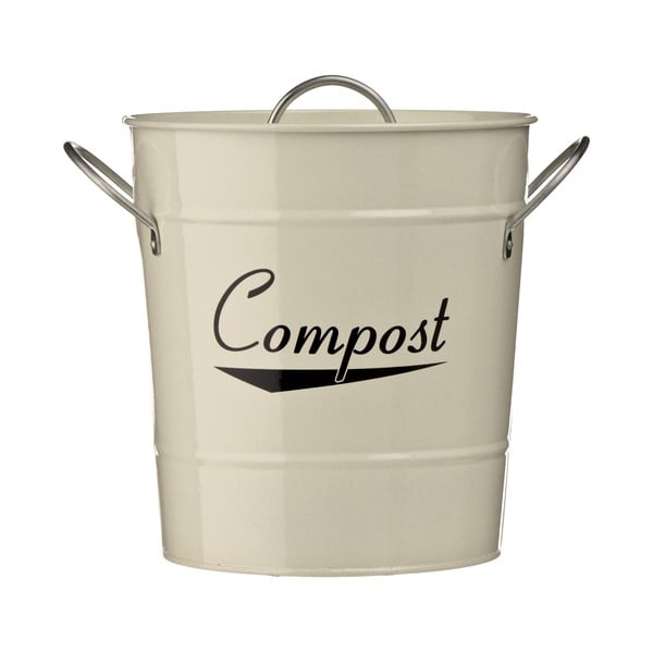 Krémszínű komposztálható hulladék gyűjtő – Premier Housewares