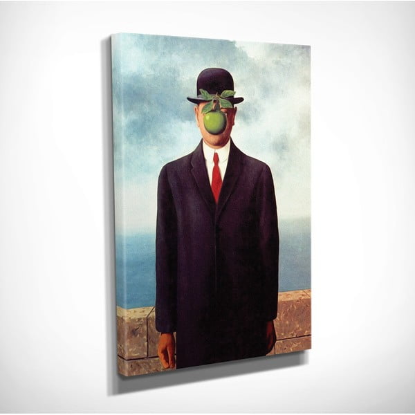 Vászon fali kép Rene Magritte The Son of Man másolat, 30 x 40 cm