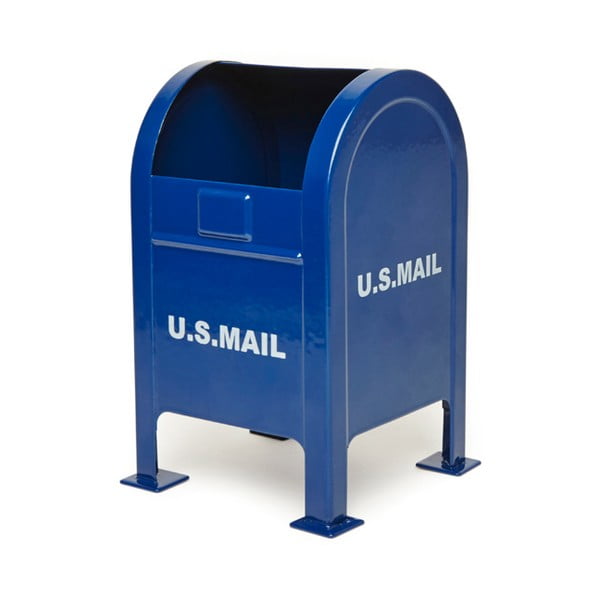 Mailbox kék írószertartó - Kikkerland