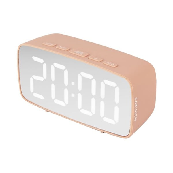 Rózsaszín digitális ébresztőóra - Karlsson-image-1
