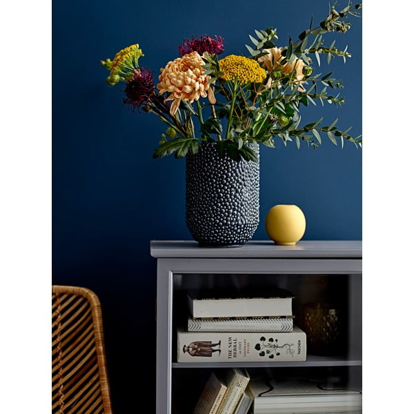 Vase kék kerámiaváza - Bloomingville-image-3