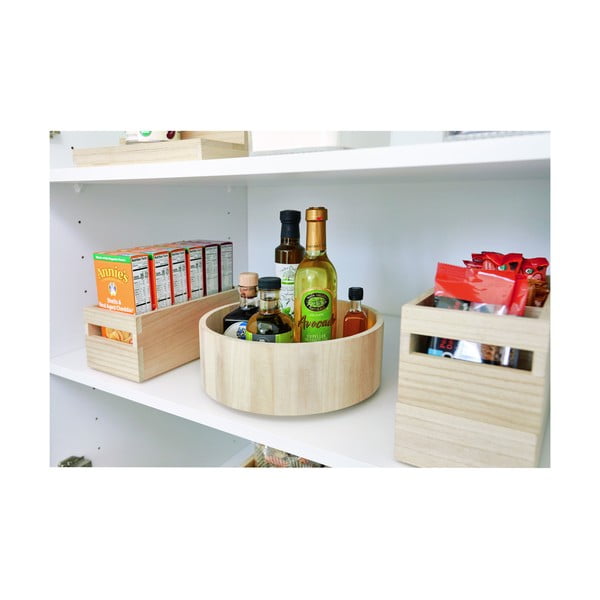 Tall forgó konyhai rendszerező paulownia fából, ø 26,7 cm - iDesign-image-2