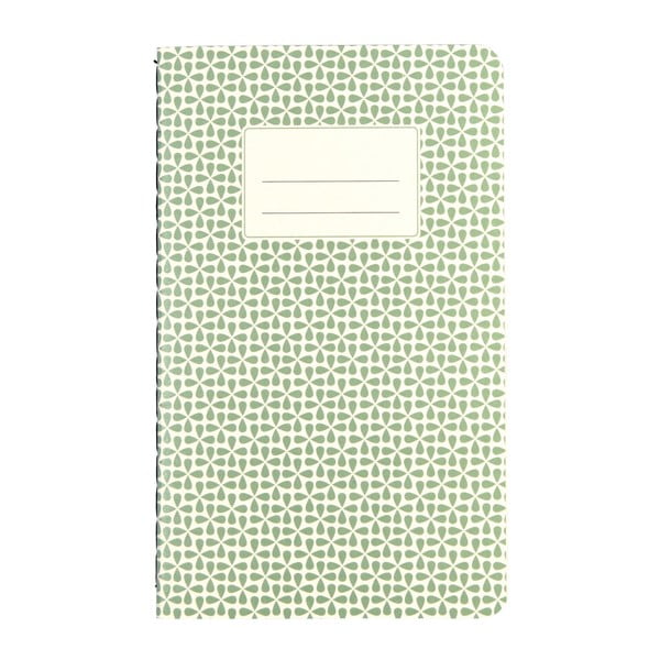 Green Abstract jegyzetfüzet - Rex London